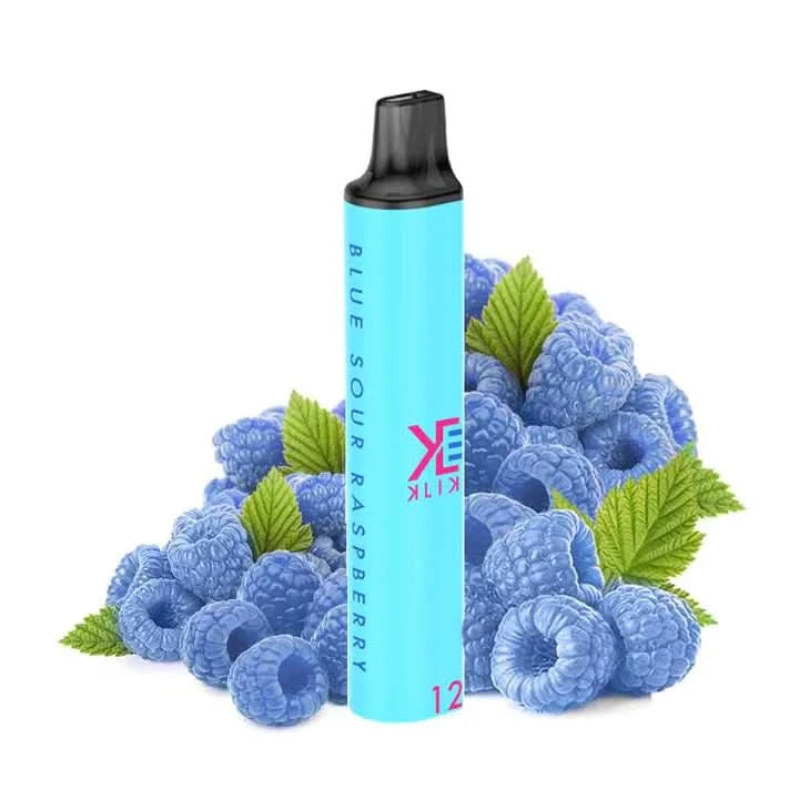 Blue Sour Raspberry Klik Klak 600 Puffs Disposable Vape Uk