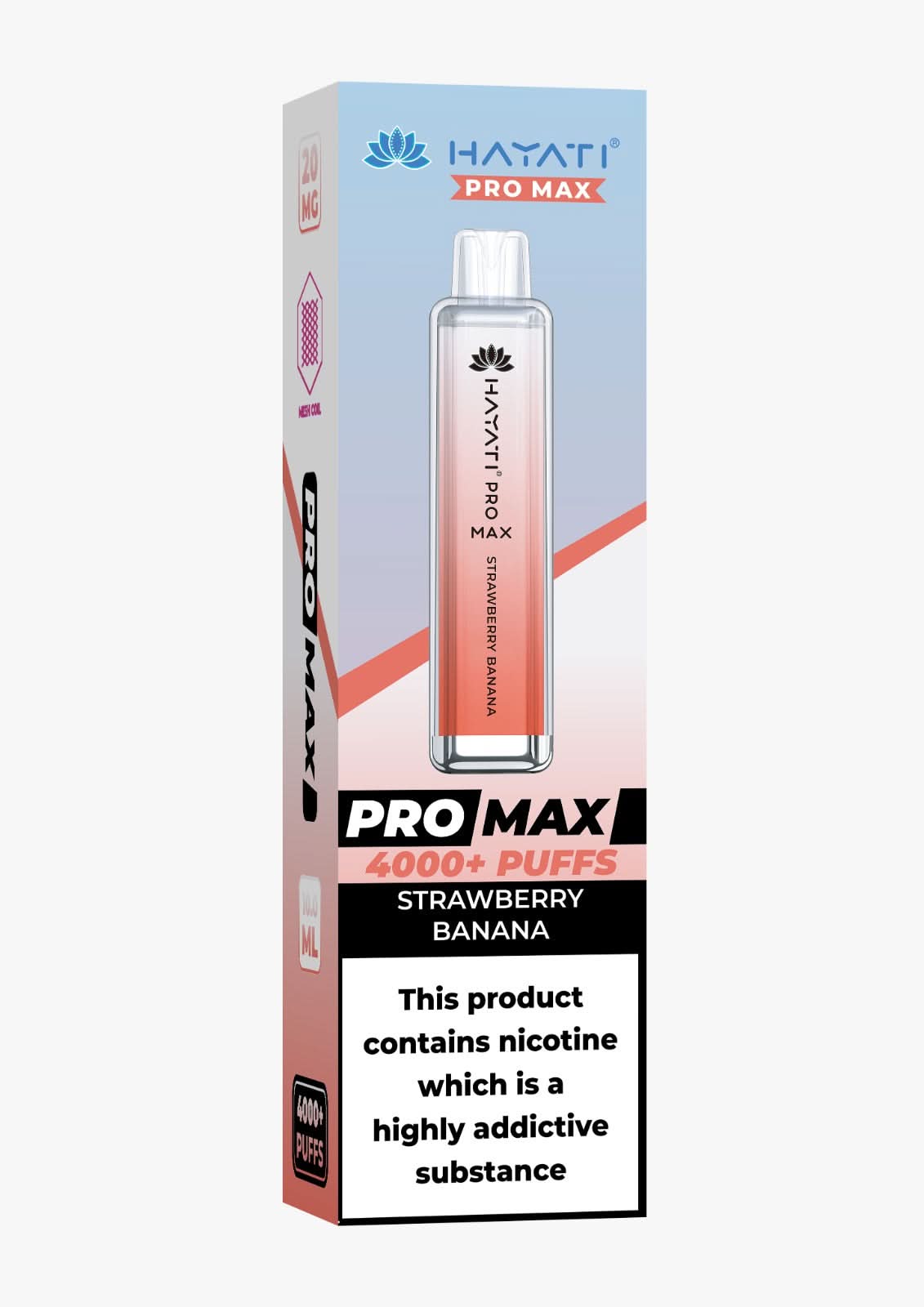 Crystal Pro Max 4000 Vape - Strawberry Banana