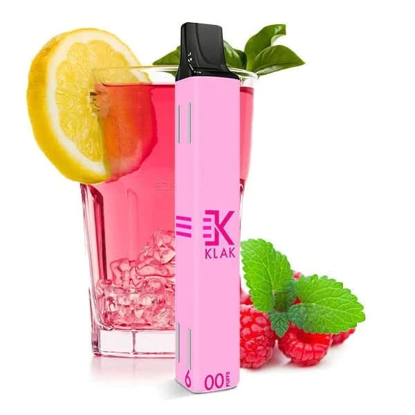 Raspberry Lemonade Klik Klak 600 Puffs Disposable Vape Uk
