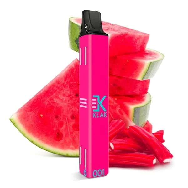 disposable Klik Klak vape device with a watermelon flavor