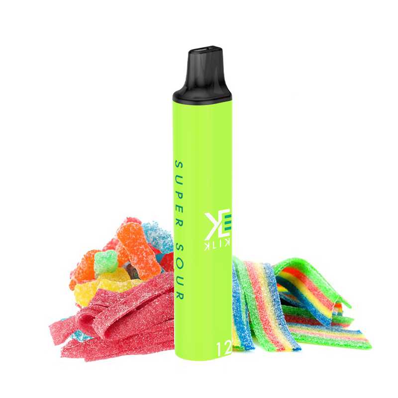 Supper Sour Klik Klak 600 Puffs Disposable Vape Uk