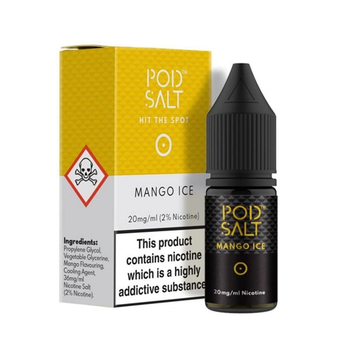 Mango Ice Nic Salt 20mg E-Liquid By Pod Salt | Buy 2 Get 1 free