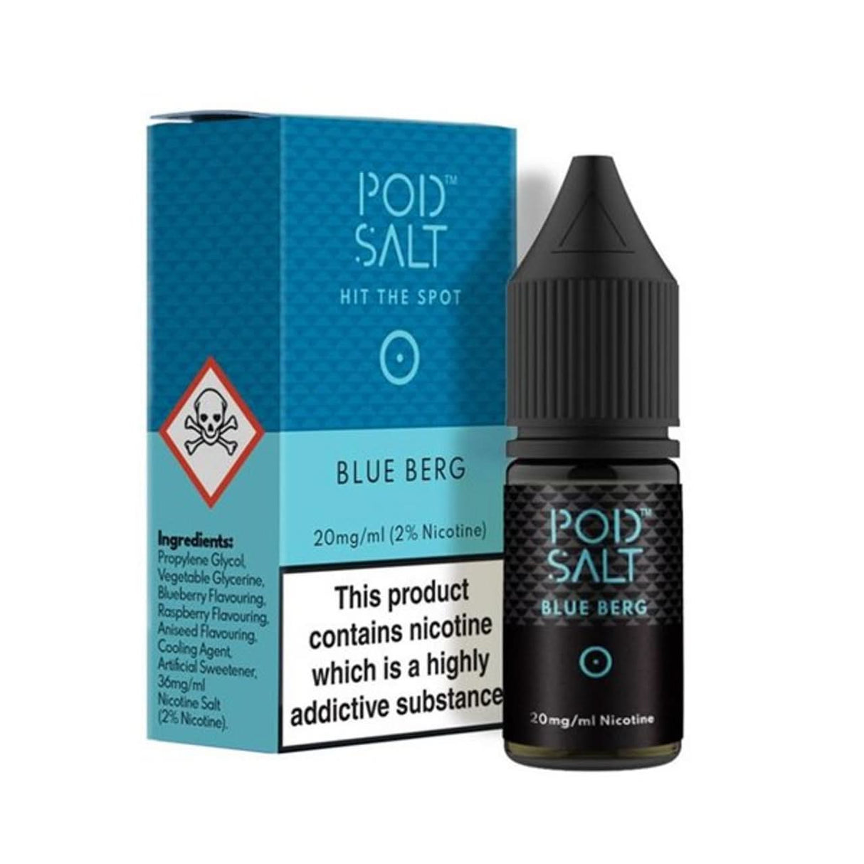 Blue Berg Nic Salt 20mg E-Liquid By Pod Salt | Buy 2 Get 1 free