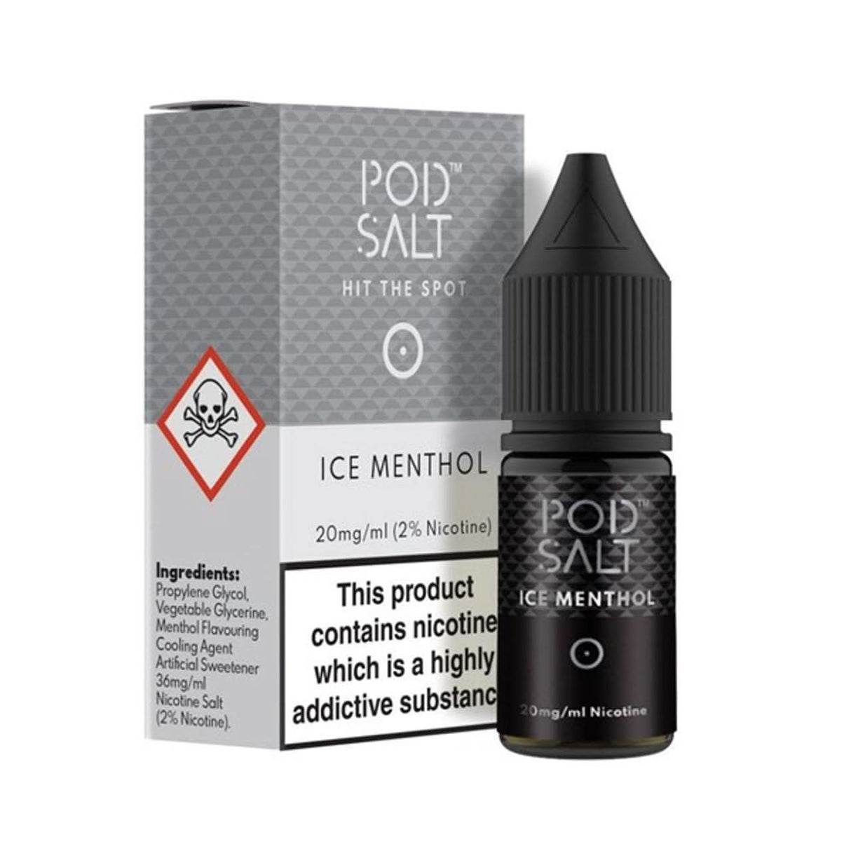 Ice Menthol Nic Salt 20mg E-Liquid By Pod Salt | Buy 2 Get 1 free