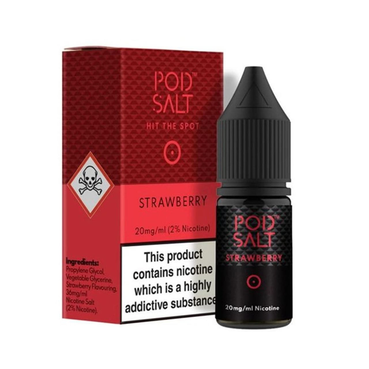 Strawberry Nic Salt 20mg E-Liquid By Pod Salt | Buy 2 Get 1 free