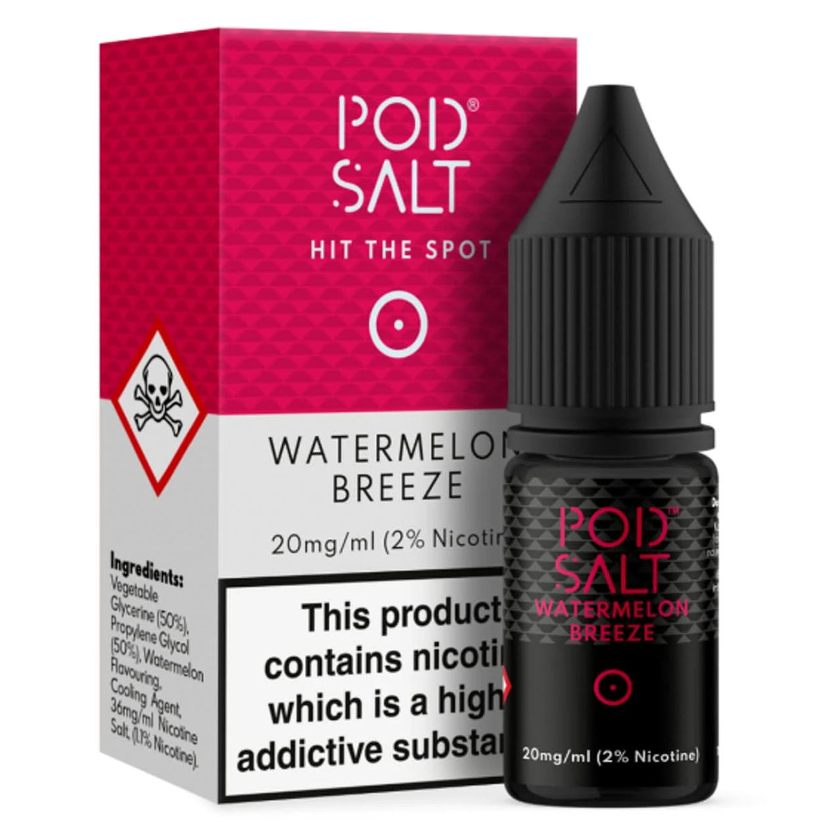 Watermelon Breeze Nic Salt 20mg E-Liquid By Pod Salt | Buy 2 Get 1 free