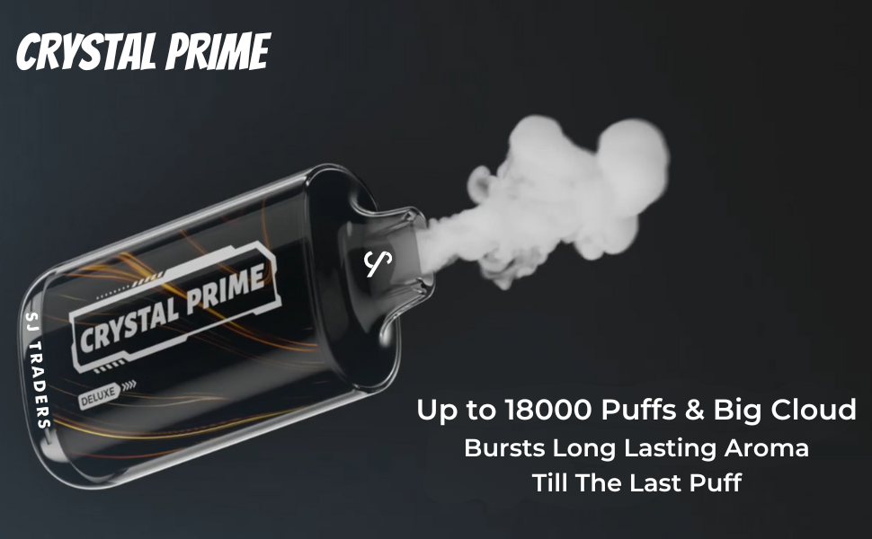 Revolutionising Vaping: The Crystal Prime Deluxe 18000 Disposable Vape