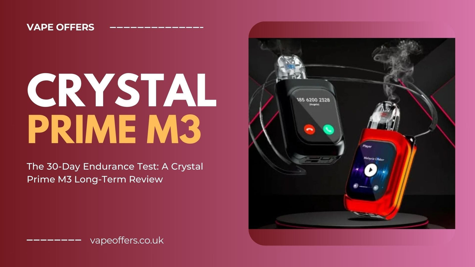 Crystal Prime M3 Smart Pod Kit Review