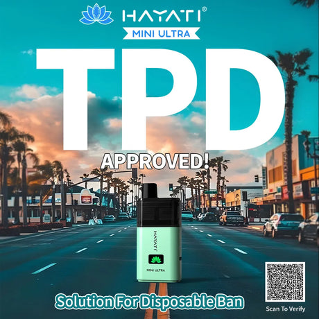 Legal, Safe, and Satisfying: The TPD-Approved Hayati Mini Ultra 1500 Puffs Pod Kit
