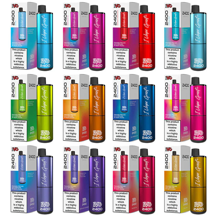 Exploring the IVG 2400: Multi-Edition Flavour Powerhouse in Disposable Vaping