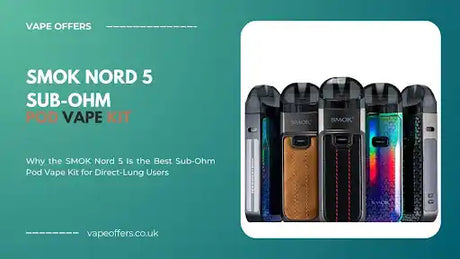 SMOK Nord 5 Pod Vape kit with 80W power and RPM 3