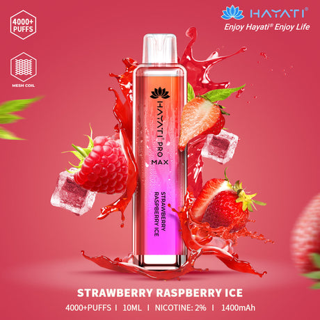 crystal pro max strawberry raspberry ice flavour
