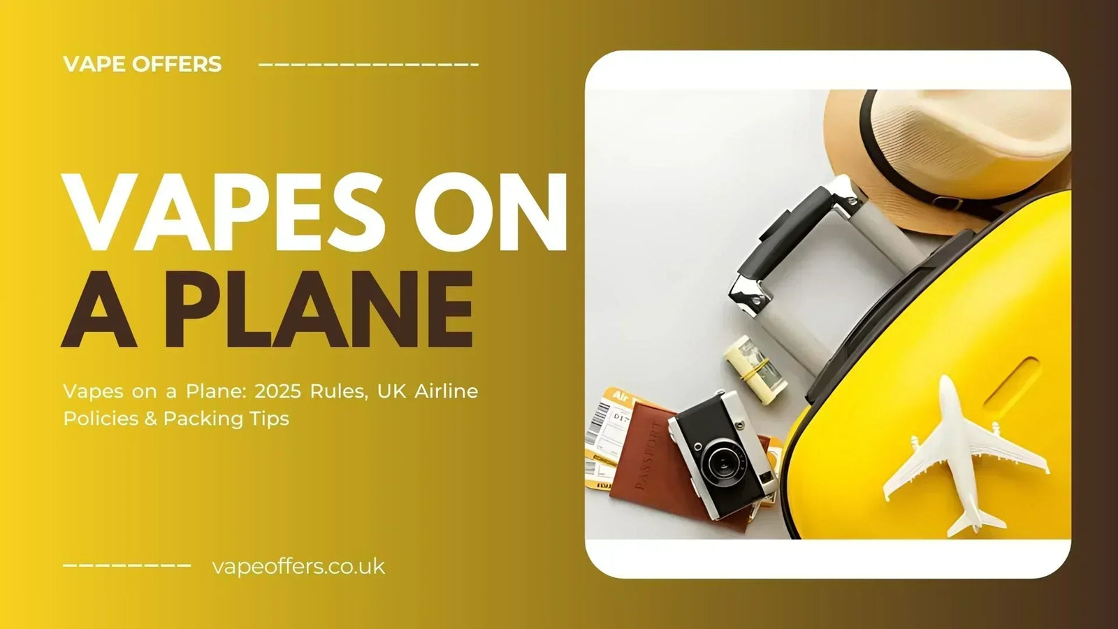 Vapes on a Plane - UK Airline Policies & Packing Tips Vapes on a Plane - UK Airline Policies & Packing Tips