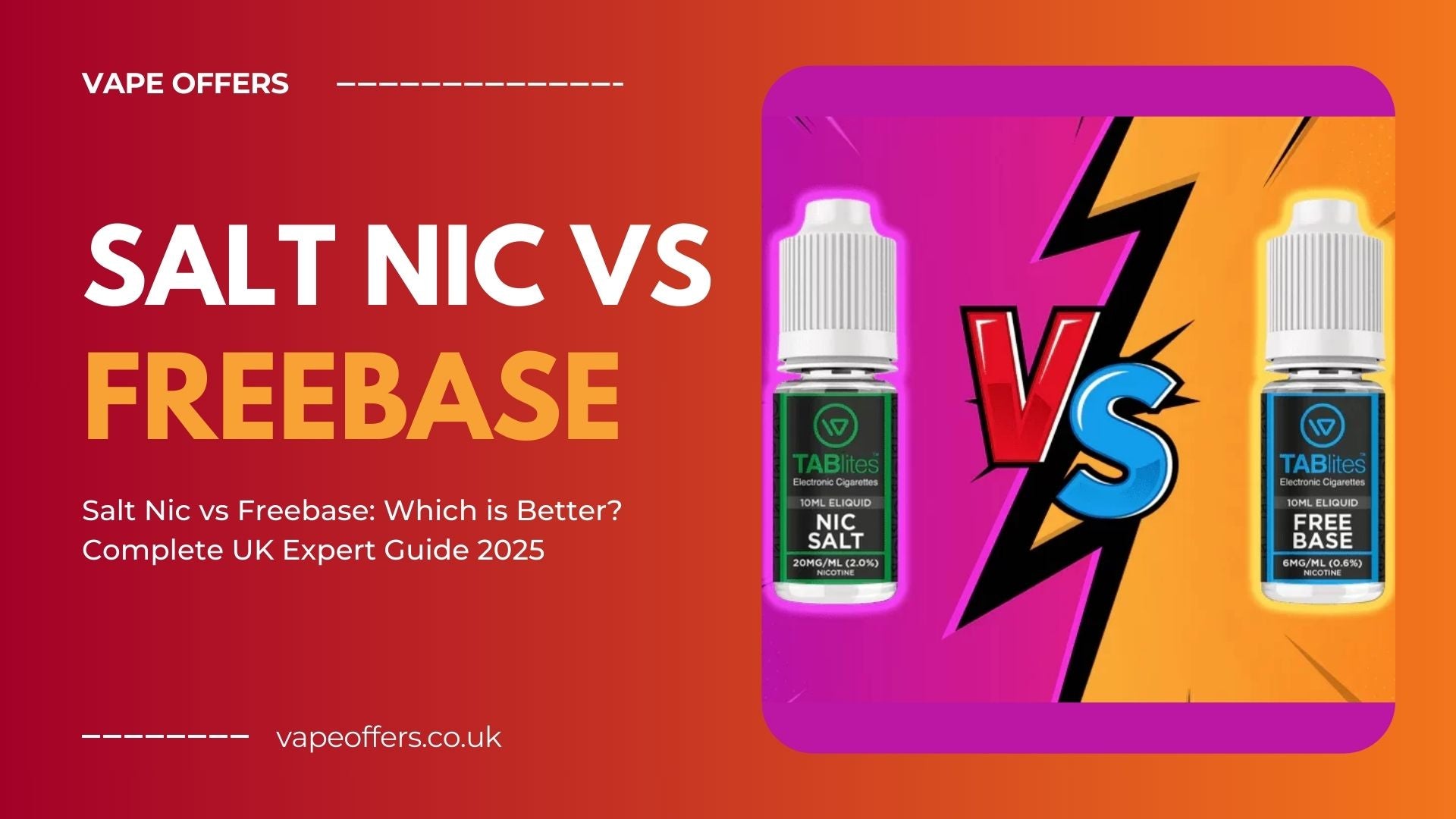 Which is Better Salt Nic or Freebase?