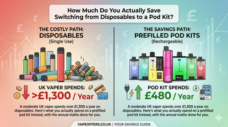 How Much Do You Actually Save Switching from Disposables to a Pod Kit?