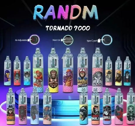 RandM Tornado 7000 Puff Disposable Vape | 5 for £45