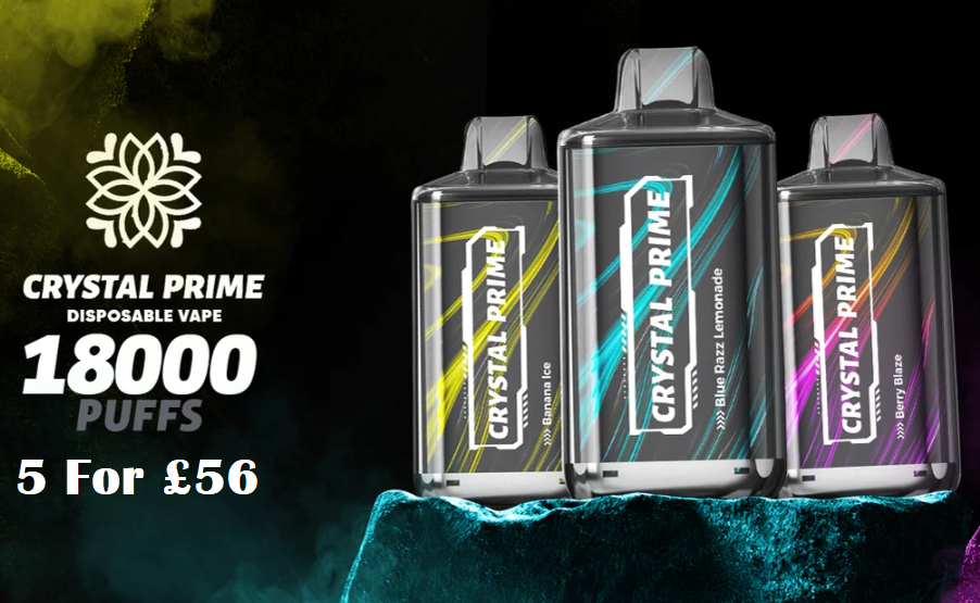 Crystal Prime Deluxe 18000 (5 For £56)