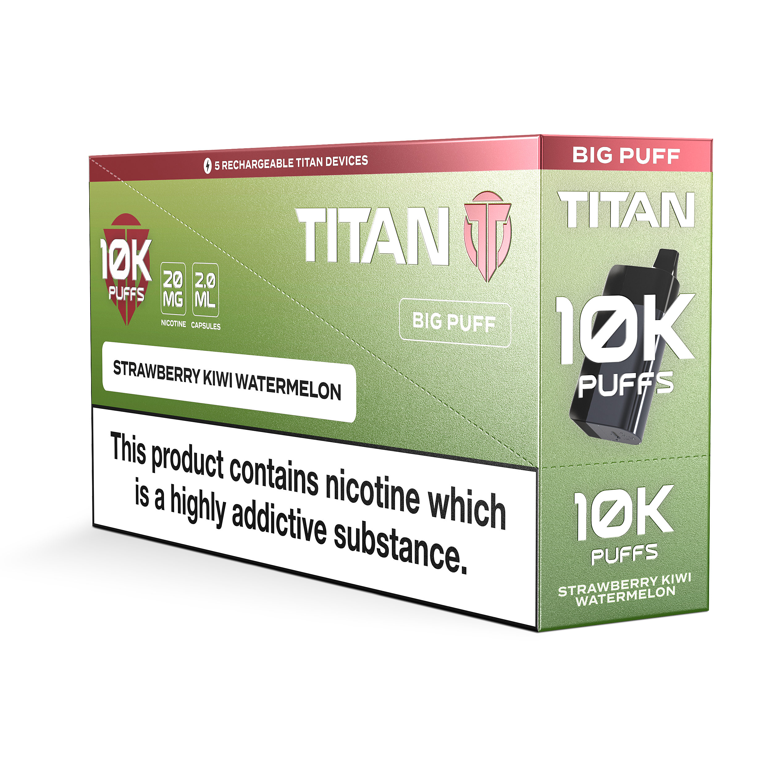 Titan 10k Disposable Vape 5 For £50