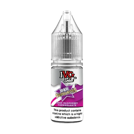 IVG - BAR FAVOURITES - SOUR RASPBERRY POMEGRANATE - SALTS [PACK OF 3]