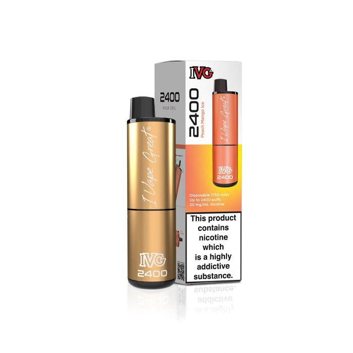 IVG 2400 Disposable Vape Kit Box Of 5 only £48