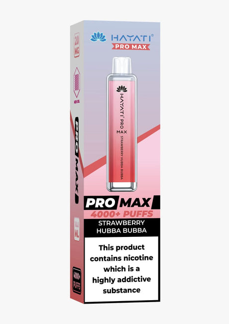 Crystal Pro Max 4000  Vape - Strawberry Hubba Bubba