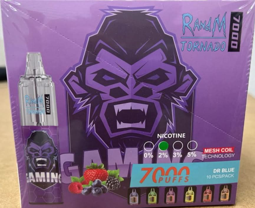 RANDM Tornado 7000 Puffs (Box of 10)