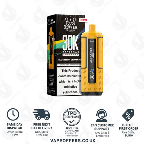 Al Fakher 30K Hypermax Vape Kit Blueberry Lemonade