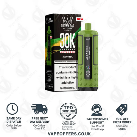 Al Fakher 30K Hypermax Vape Kit Menthol