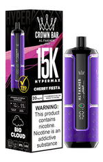 Load image into Gallery viewer, Al Fakher crown bar 15k Hypermax Cherry Fiesta

