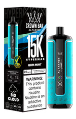 Load image into Gallery viewer, Al Fakher crown bar 15k Hypermax Gum Mint

