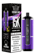 Load image into Gallery viewer, Al Fakher crown bar 15k Hypermax Magic Love

