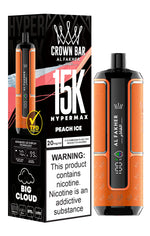 Load image into Gallery viewer, Al Fakher crown bar 15k Hypermax Peach Ice

