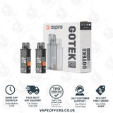 Aspire Gotek Replacement Pods 0.8 ohm