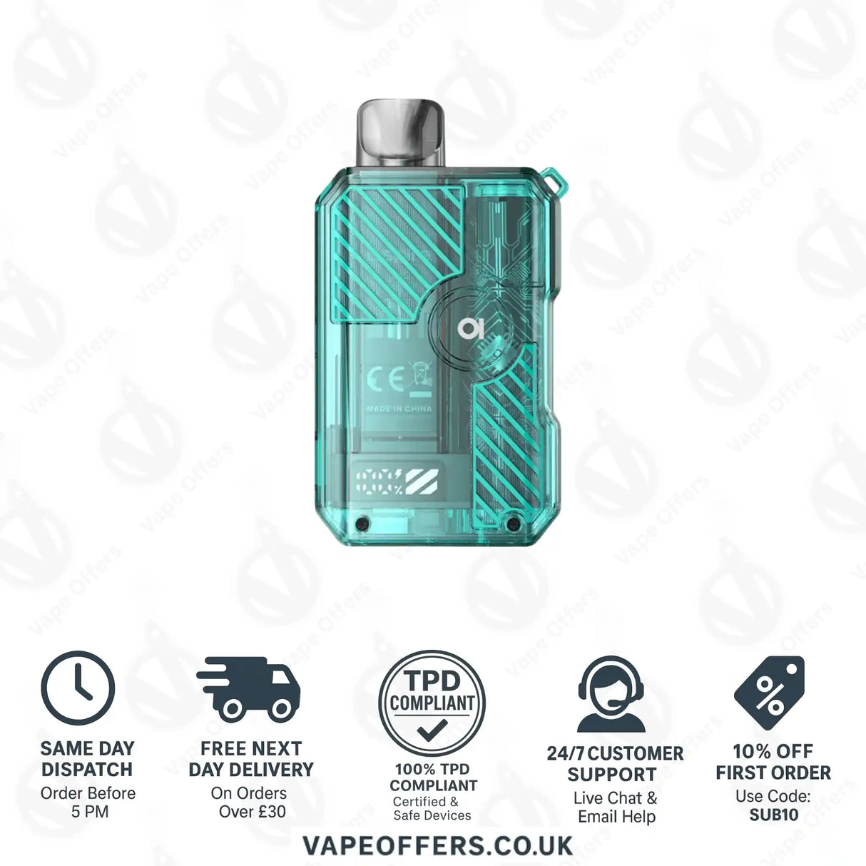 Aspire Gotek X3 Cyan Pod Kit