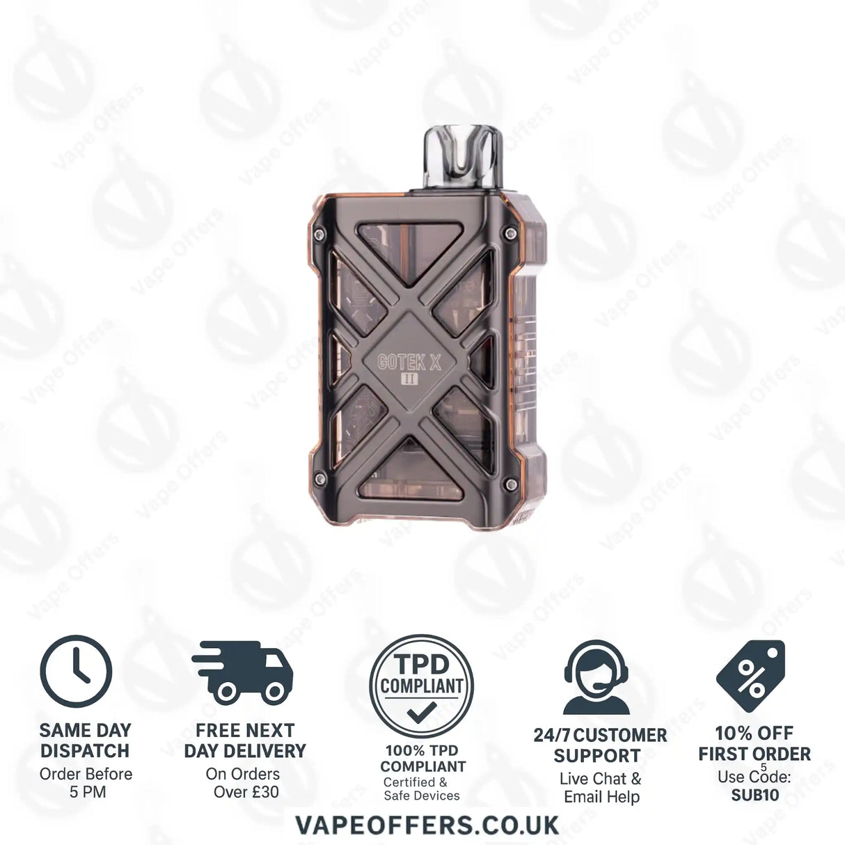 Aspire Gotek X II Pod Kit Gunmetal