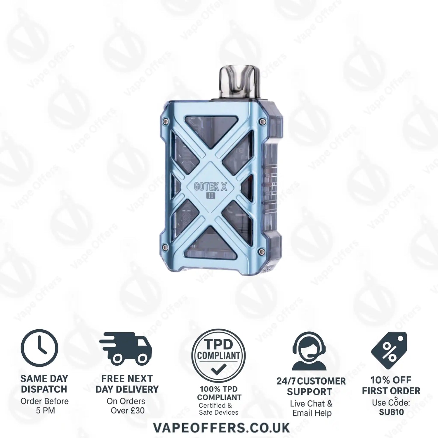 Aspire Gotek X II Pod Kit Pastel Blue 