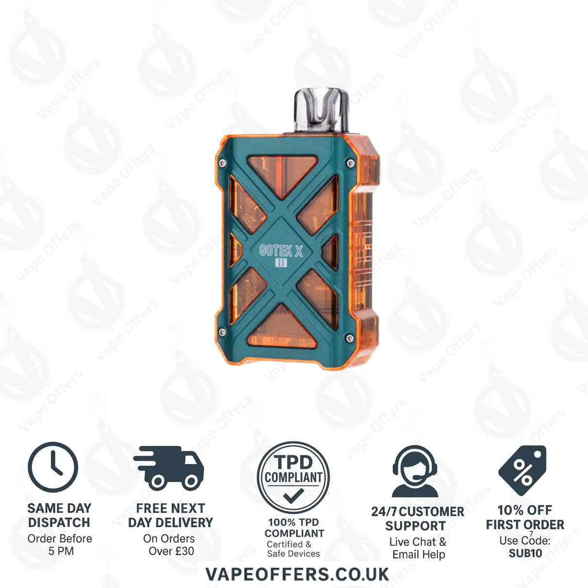 Aspire Gotek X II Pod Kit Pine Green