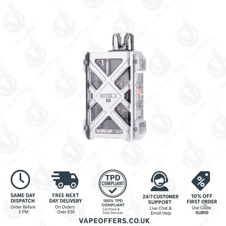 Aspire Gotek X II Pod Kit Silver