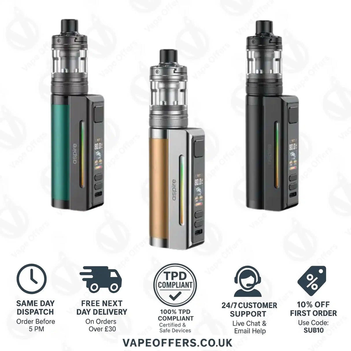 Aspire Zelos M80 Kit 