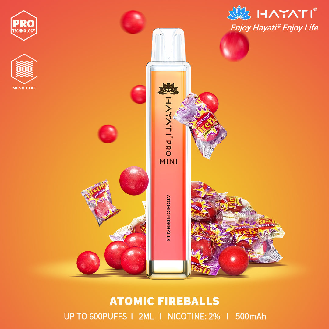 Atomic Fireballs Hayati Pro Mini 600 Puffs