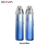 OXVA NeXLIM 2 Mini pod kit in aurora blue, front and back
