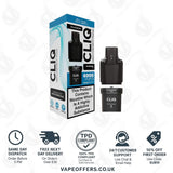 Avomi CLIQ Prefilled Pods + Refill Container Blueberry Ice
