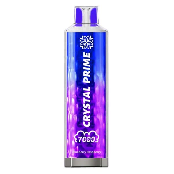 Blueberry Raspberry Crystal Prime 7000 Disposable Vape 