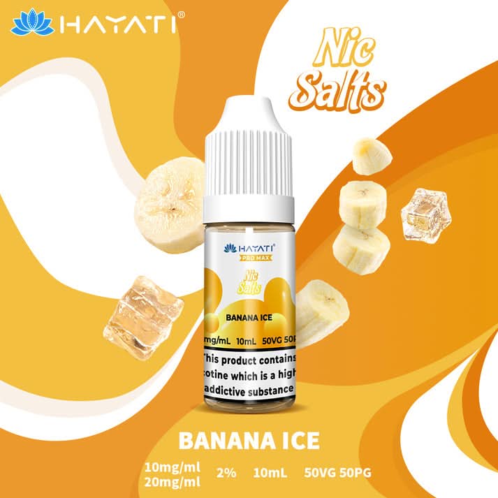 Hayati Pro Max Nic Salt - Banana Ice | Buy 1 Get 1 free