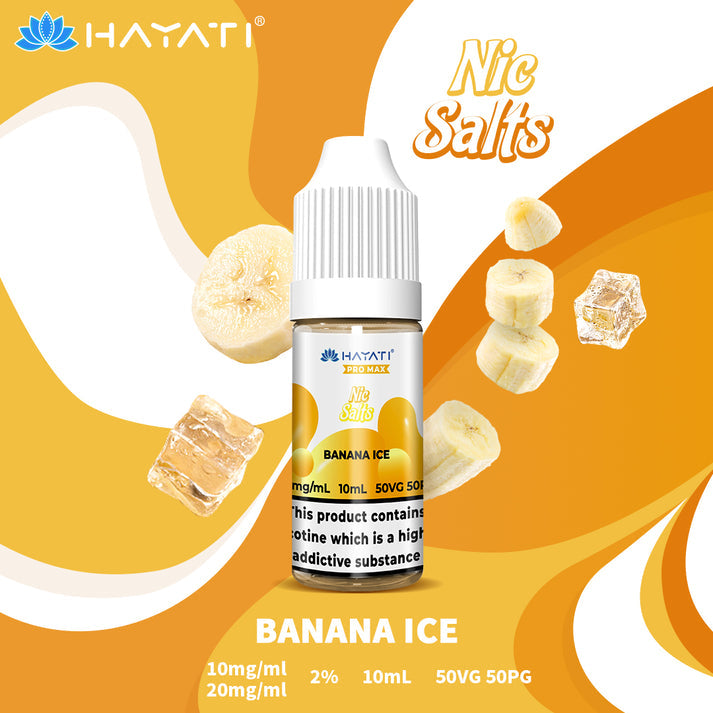 Hayati Pro Max Nic Salt - Banana Ice