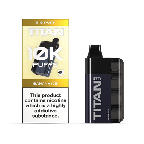 Banana Ice - Titan 10k Puff Disposable Vape 