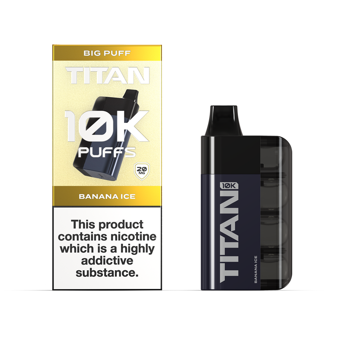 Banana Ice - Titan 10k Puff Disposable Vape 