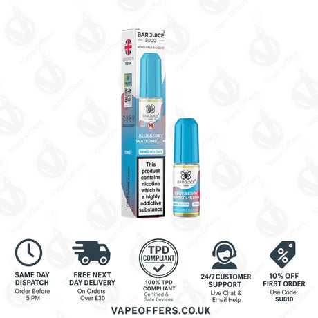 Bar Juice 5000 Blueberry Watermelon Nic Salt
