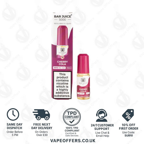 Bar Juice 5000 Cherry Cola Nic Salt