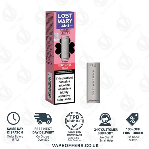 Lost Mary 4-In-1 Prefilled Pods